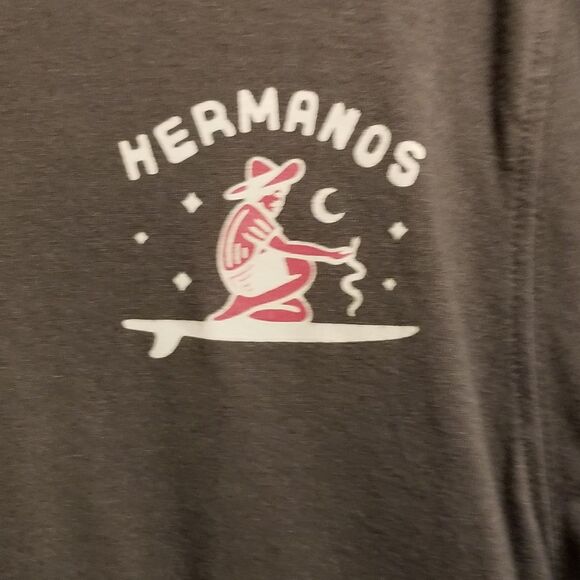 Howler Bros Small T Shirt Hermanos De Howler Gray Graphic Print Classic - Picture 3 of 7